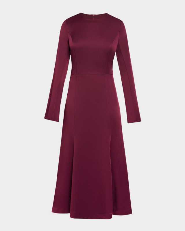 Charlize Cutout A-Line Midi Dress